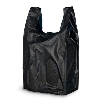 1/8 MEDIUM BLACK SHOPPING BAG