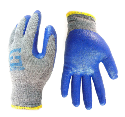 Blue/Grey work gloves