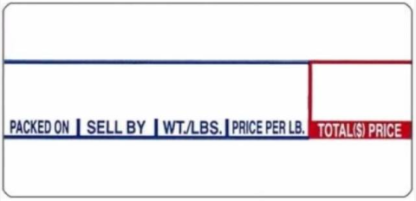 8000 SCALE LABEL 58X30 MM